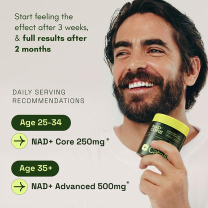 Cata-Kor NR900 - NAD+ Supplement for Skin Aging Support, Energy, and Focus