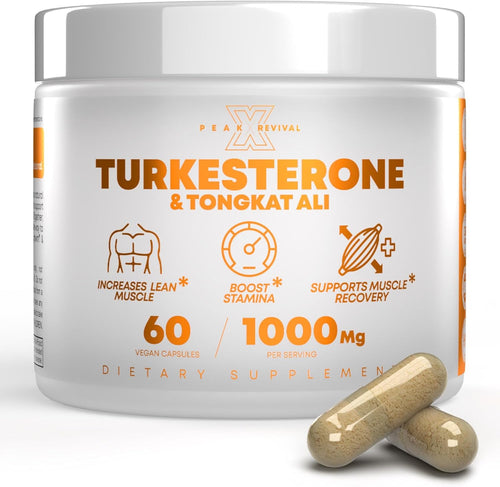 Turkesterone & Tongkat Ali: Increases Testosterone