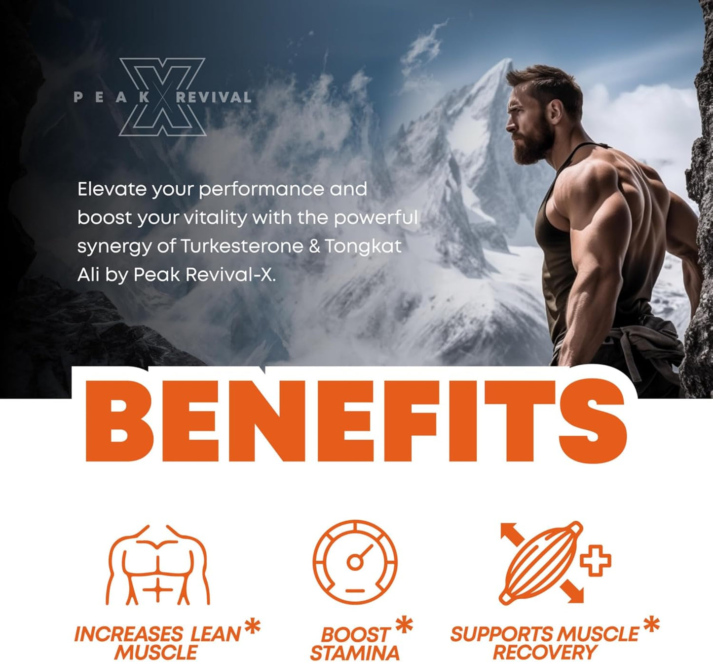 Turkesterone & Tongkat Ali: Increases Testosterone