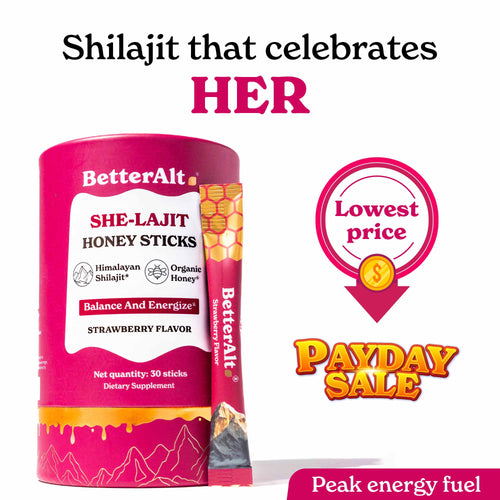 She-Lajit - Himalayan Pure Shilajit Honey Sticks